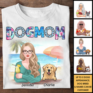 Meilleure maman de chien au monde - T-shirt et sweat à capuche unisexe personnalisé - Cadeau pour les amoureux des animaux