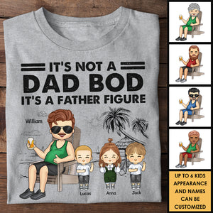 Ce n'est pas un corps de père, c'est une figure paternelle - Cadeau pour papa, grand-père - T-shirt unisexe personnalisé, sweat à capuche