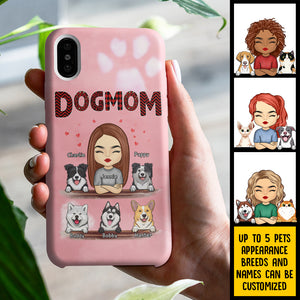 Tous mes enfants ont des pattes - Cadeau pour maman chien, maman chat - Coque de téléphone personnalisée