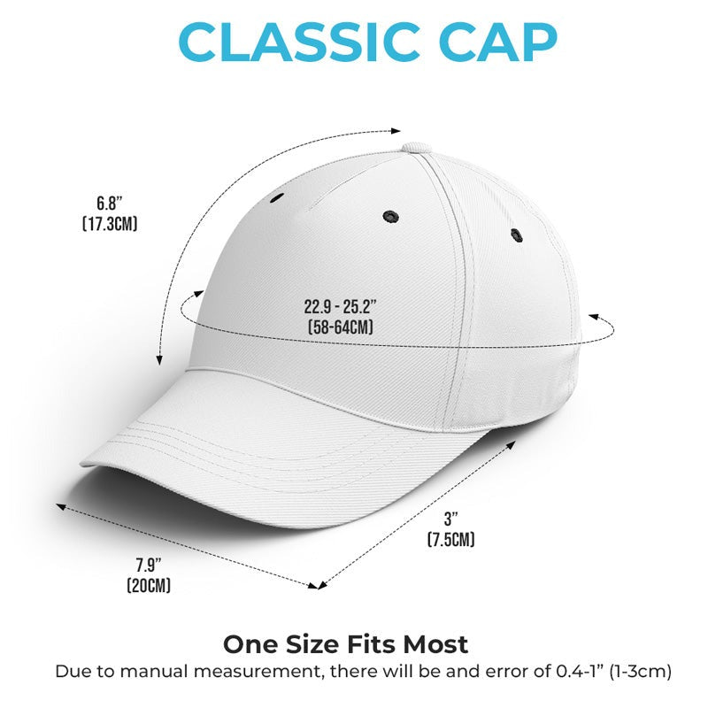 Casquette personnalisée, casquette classique à imprimé intégral – Cadeaux d'anniversaire personnalisés pour les amoureux des chiens et des chats, les papas et les mamans de chiens, les propriétaires de chats – J'aime les chiens plus que les humains