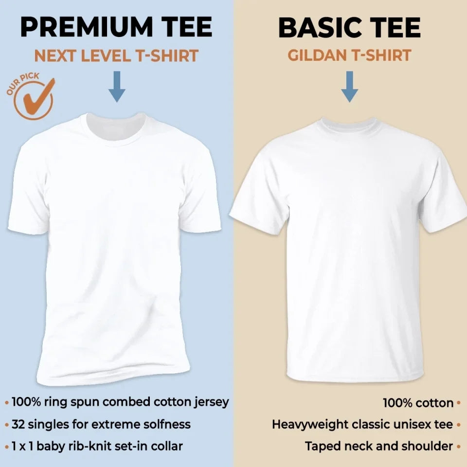 Bonne fête des pères de la part de votre fils préféré - T-shirt unisexe personnalisé pour la famille, t-shirt premium, sweat à capuche - Cadeaux de fête des pères pour papa, grand-père