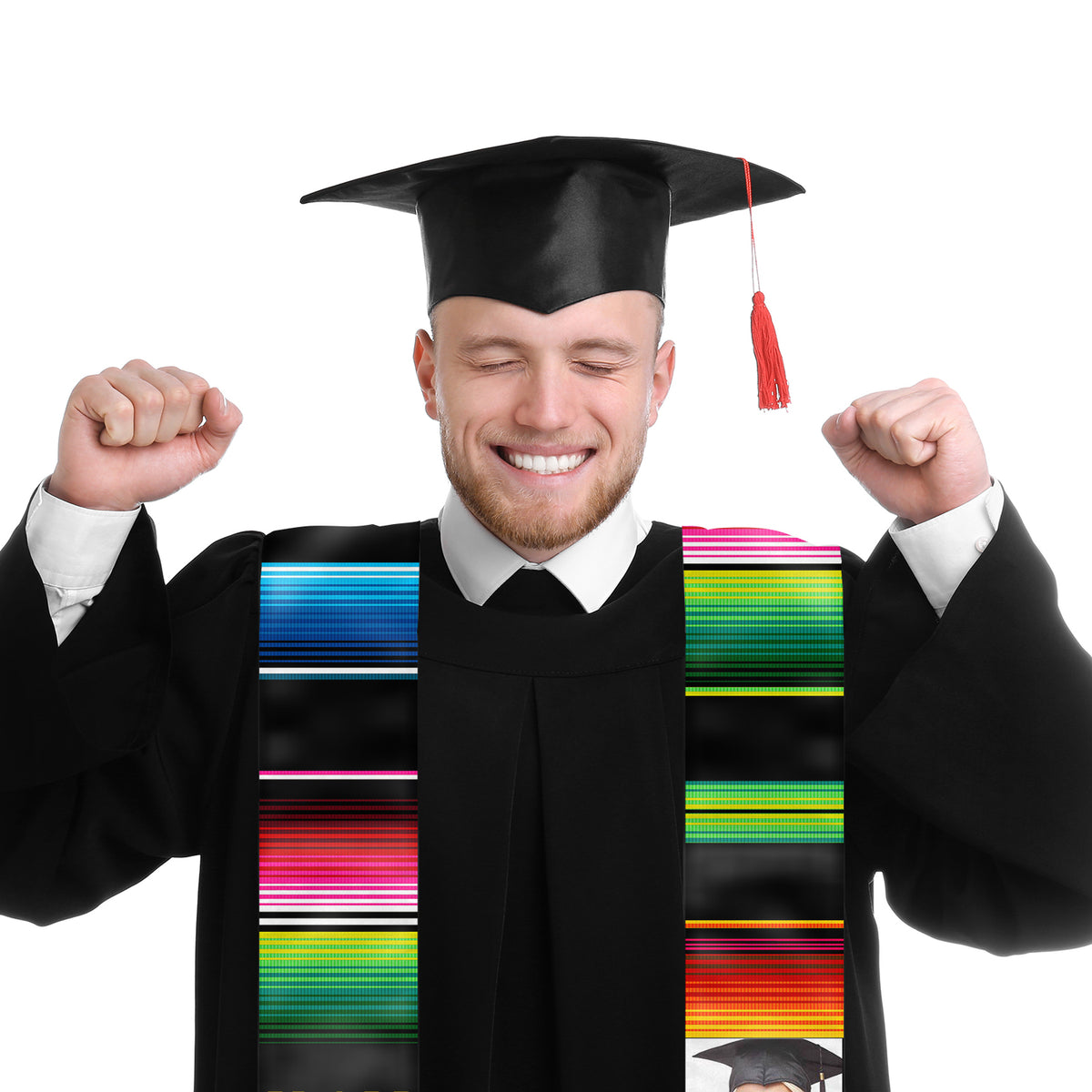 Étole de remise de diplôme personnalisée pour diplômés de la promotion 2024 : télécharger une image, cadeau de remise de diplôme