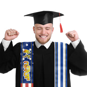 Promotion 2024-2025-2026 - Étole de remise de diplôme personnalisée - Cadeau de remise de diplôme