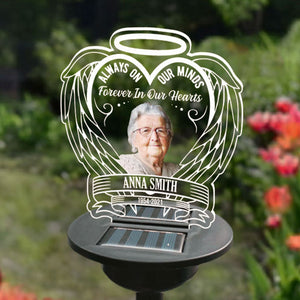 Lampes solaires d'extérieur personnalisées, décorations de jardin, lampes solaires, décorations de cimetière pour tombe, décorations de tombe pour cimetière, cadeaux commémoratifs pour la perte d'une mère, cadeaux de condoléances pour la perte d'un père