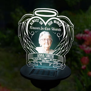 Lampes solaires d'extérieur personnalisées, décorations de jardin, lampes solaires, décorations de cimetière pour tombe, décorations de tombe pour cimetière, cadeaux commémoratifs pour la perte d'une mère, cadeaux de condoléances pour la perte d'un père