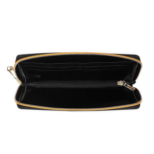 Les animaux de compagnie sont humanisants - Portefeuille long en cuir personnalisé pour chien et chat - Cadeau pour propriétaires et amoureux des animaux