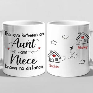 L'amour d'une tante - Mug personnalisé pour la famille - Cadeau pour les membres de la famille