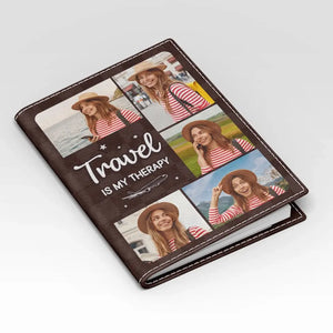 Photo personnalisée : prenez des photos de vos vols, pas de vos émotions ! Étui de passeport personnalisé, porte-passeport, cadeau de vacances, cadeau pour les amoureux du voyage d'aventure.