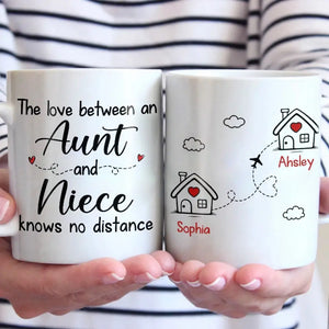 L'amour d'une tante - Mug personnalisé pour la famille - Cadeau pour les membres de la famille