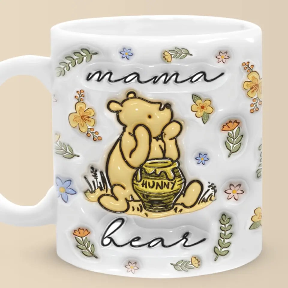La maternité a un effet très humanisant - Mug personnalisé 3D à effet gonflé pour la famille - Cadeau pour la fête des mères, maman, grand-mère