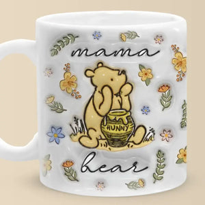 La maternité a un effet très humanisant - Mug personnalisé 3D à effet gonflé pour la famille - Cadeau pour la fête des mères, maman, grand-mère