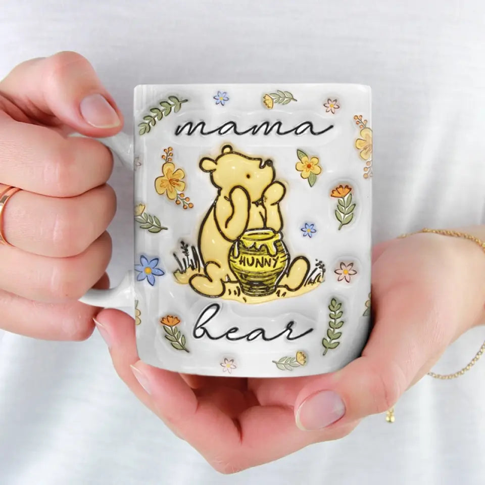 La maternité a un effet très humanisant - Mug personnalisé 3D à effet gonflé pour la famille - Cadeau pour la fête des mères, maman, grand-mère