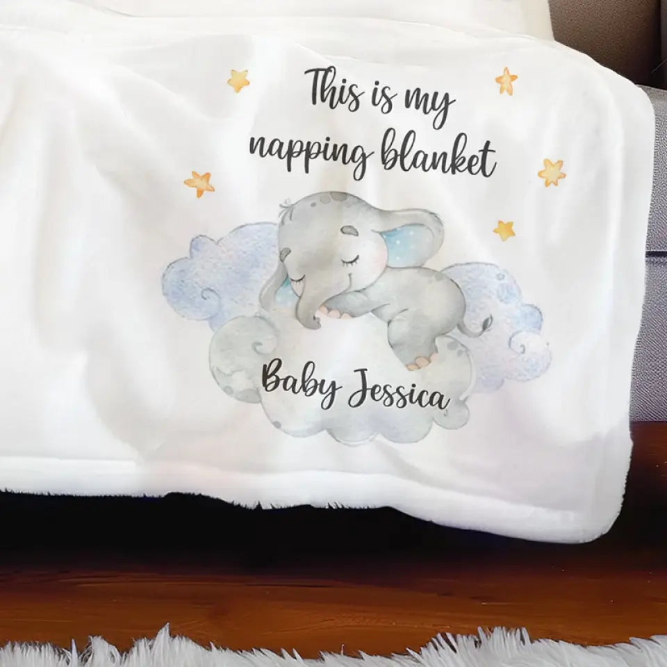 Voici ma couverture de sieste - Couverture personnalisée pour la famille - Cadeau pour les membres de la famille