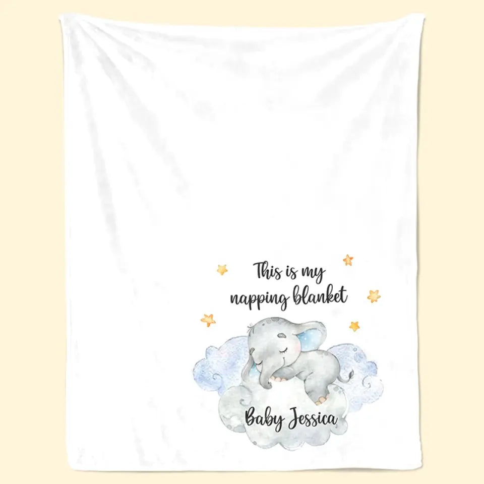 Voici ma couverture de sieste - Couverture personnalisée pour la famille - Cadeau pour les membres de la famille