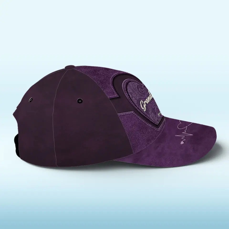 La meilleure maman promue grand-mère - Chapeau personnalisé familial, casquette classique à imprimé intégral - Cadeau pour maman et grand-mère