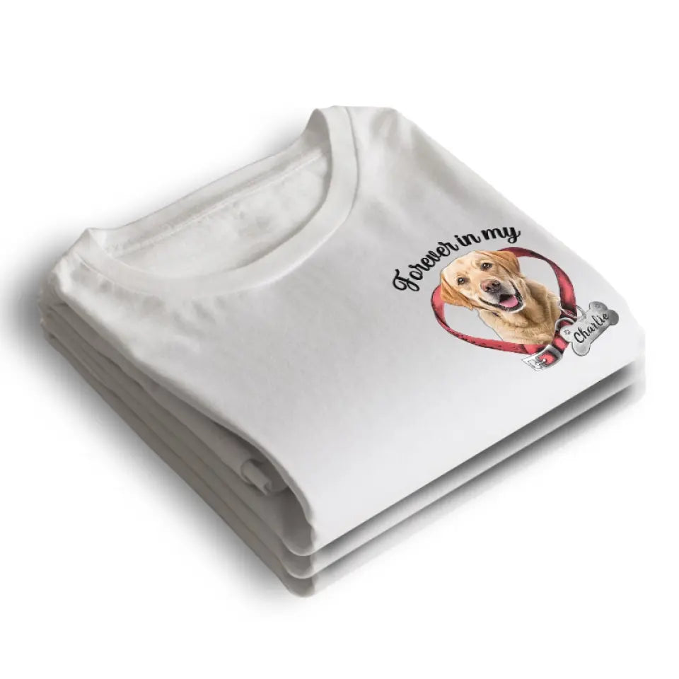 Photo personnalisée « Un compagnon est parti » - T-shirt unisexe personnalisé, sweat à capuche, sweat-shirt - Cadeau de condoléances pour les propriétaires et les amoureux des animaux