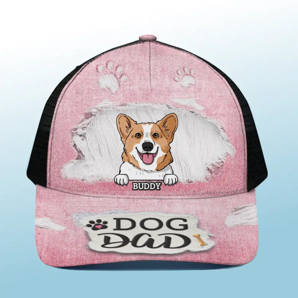 Life Would Be Ruff Without You - Dog Personalized Custom Mesh-back Baseball Cap, Baseball Trucker Cap - Gift For Pet Owners, Pet Lovers