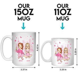 À l'ère de nos sœurs - Mug personnalisé Bestie - Cadeau pour meilleures amies, meilleures amies, sœurs