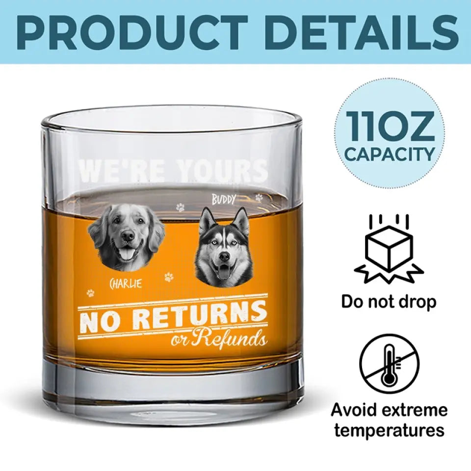 Verre à whisky personnalisé avec photo « Restez à la maison, nourrissez-moi et buvez du whisky » - Cadeau pour propriétaires et amoureux des animaux