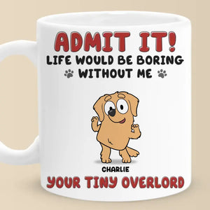 Les bisous du chiot arrangent tout ! Mug personnalisé pour chien ! Cadeau pour les propriétaires et les amoureux des animaux