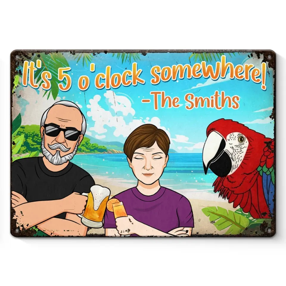 Tu es le citron vert de ma tequila - Plaque en métal personnalisée pour couple - Cadeau de pendaison de crémaillère pour mari et femme, anniversaire