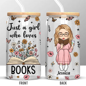 Encore un chapitre ! Tasse en verre personnalisée, tasse à café glacé ! Cadeau pour les amoureux des livres