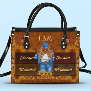 C'est qui je suis - Sac à main en cuir personnalisé Bestie - Cadeau pour meilleures amies, BFF, sœurs