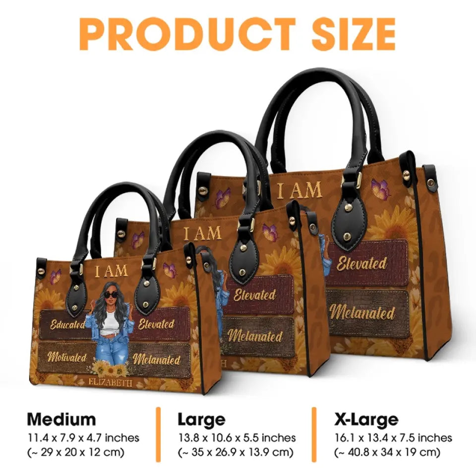 C'est qui je suis - Sac à main en cuir personnalisé Bestie - Cadeau pour meilleures amies, BFF, sœurs
