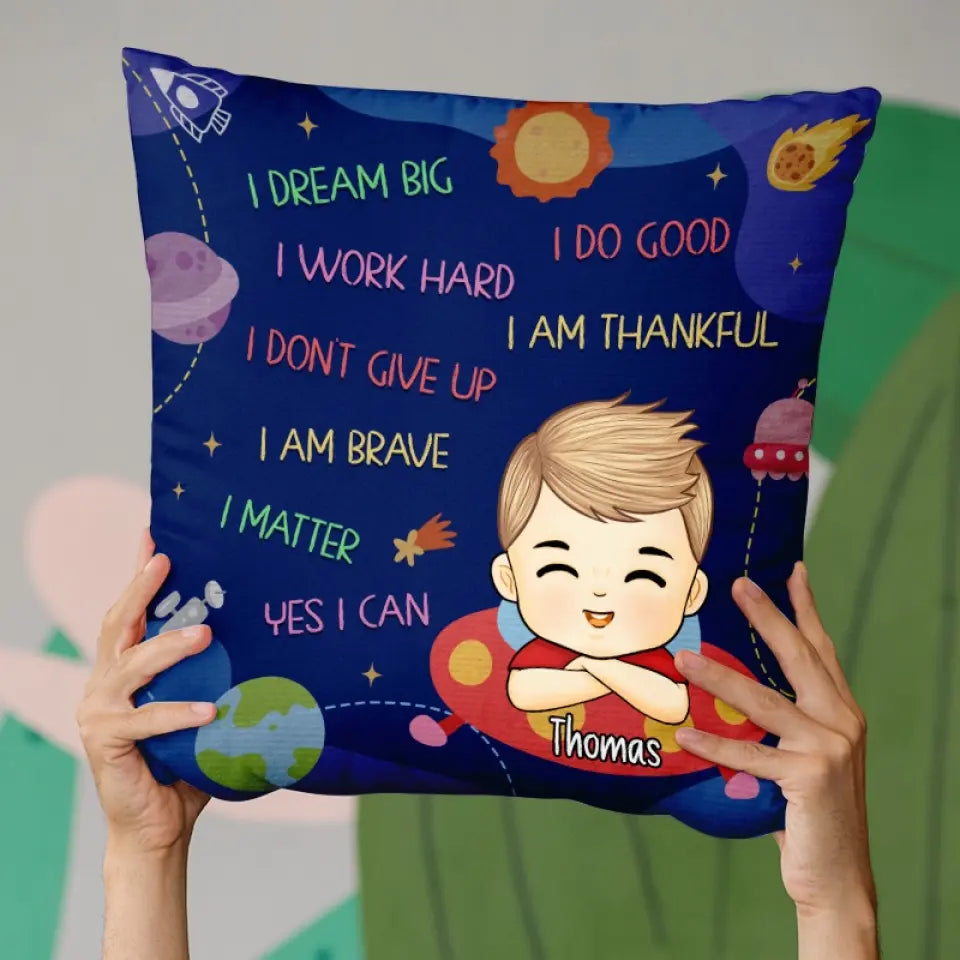 Rentrée scolaire : un look cool ! - Coussin personnalisé - Cadeau pour enfant, rentrée scolaire