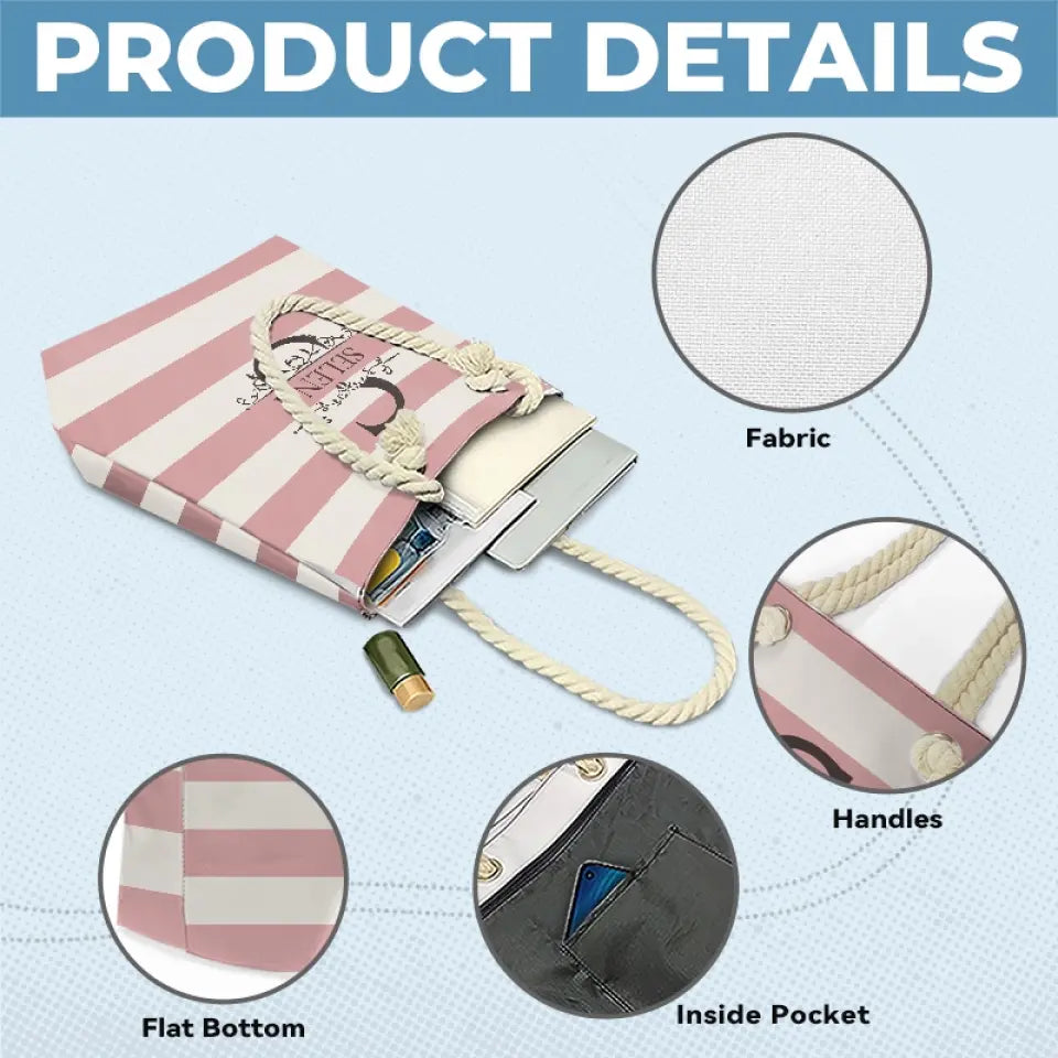 Embarquons pour la tournée estivale ultime - Sac de plage personnalisé Bestie - Cadeau de vacances d'été pour meilleures amies, meilleures amies, sœurs