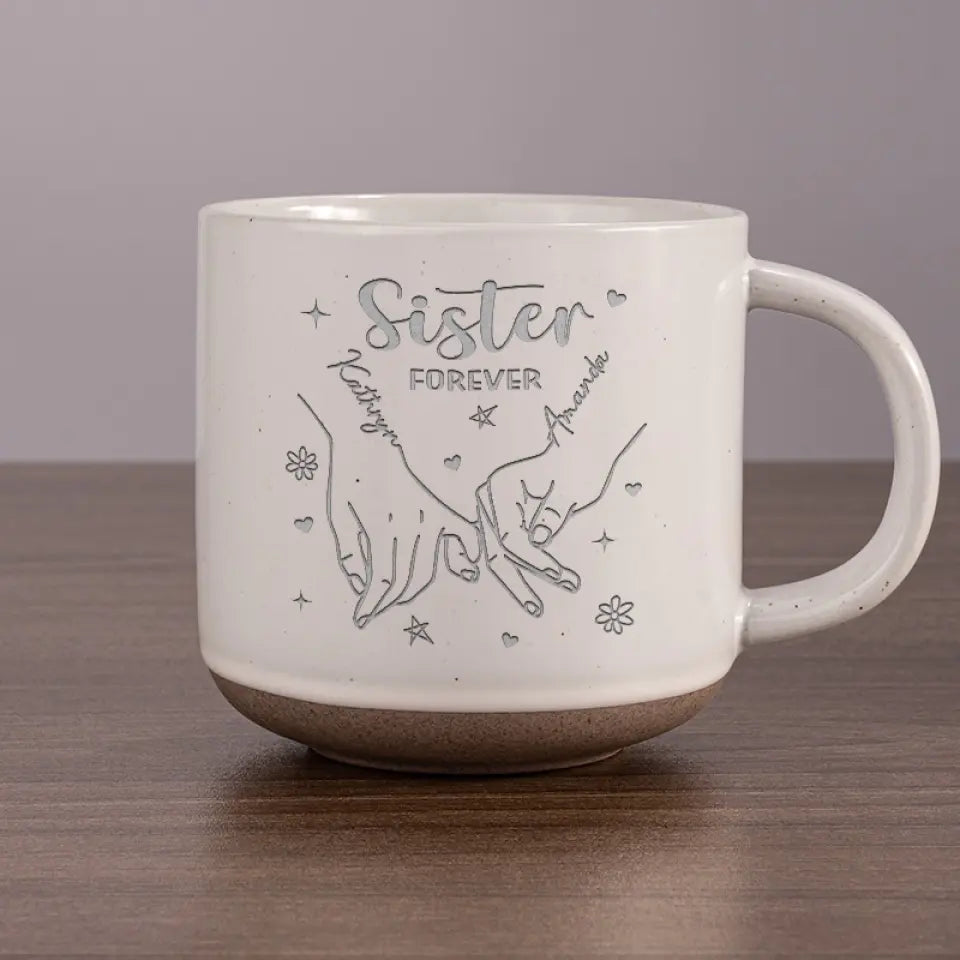 Meilleure amie pour toujours - Mug personnalisé en céramique - Cadeau pour meilleures amies, meilleures amies, sœurs