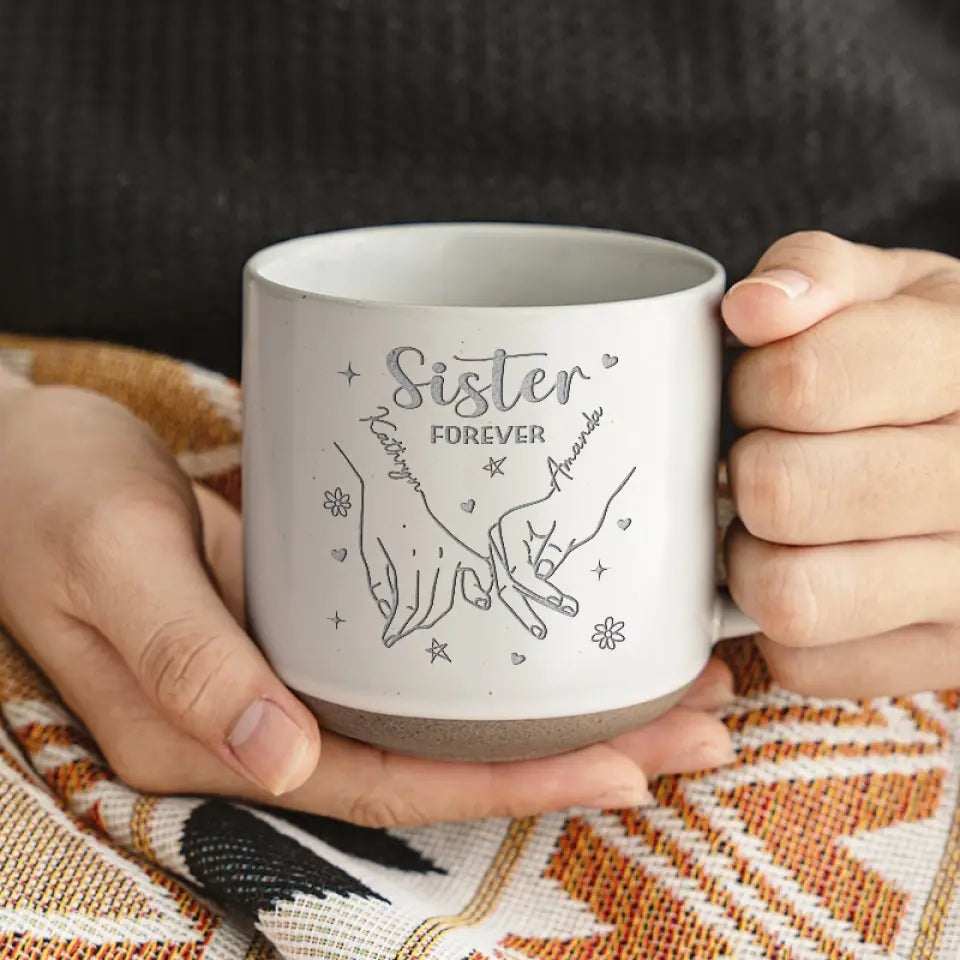 Meilleure amie pour toujours - Mug personnalisé en céramique - Cadeau pour meilleures amies, meilleures amies, sœurs