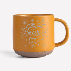 Maman Ourse - Mug personnalisé en céramique pour famille - Cadeau pour maman et grand-mère