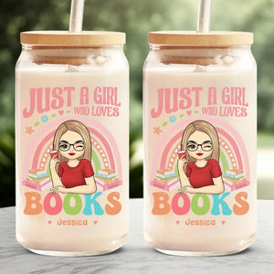La lecture est magique - Tasse en verre personnalisée, tasse à café glacé - Cadeau pour les amoureux des livres