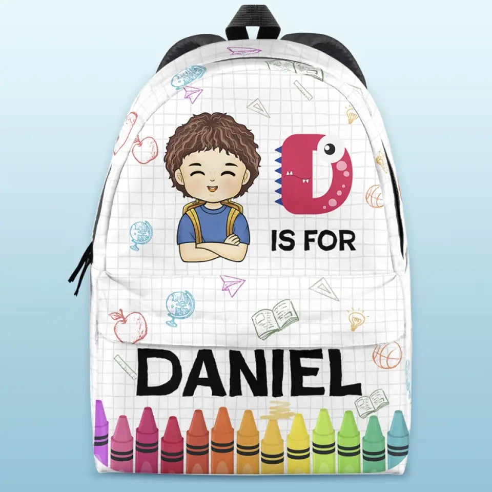 C'est bien d'être soi-même - Sac à dos personnalisé pour enfant - Cadeau de rentrée scolaire pour enfant