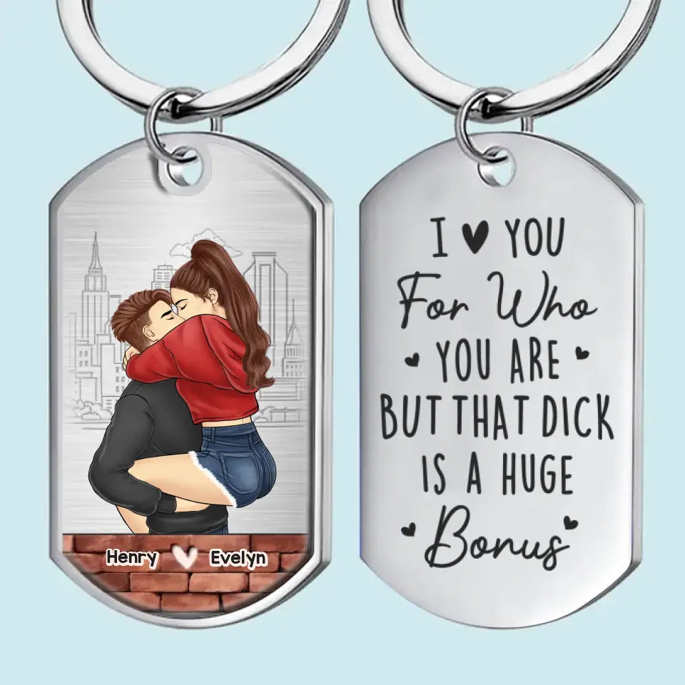 Avec toi, chaque instant est un conte de fées - Porte-clés personnalisé pour couple - Cadeau pour mari et femme, anniversaire