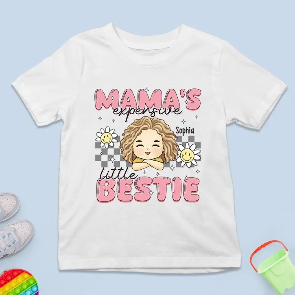 La chère petite amie de maman - T-shirt enfant personnalisé - Cadeau pour enfant