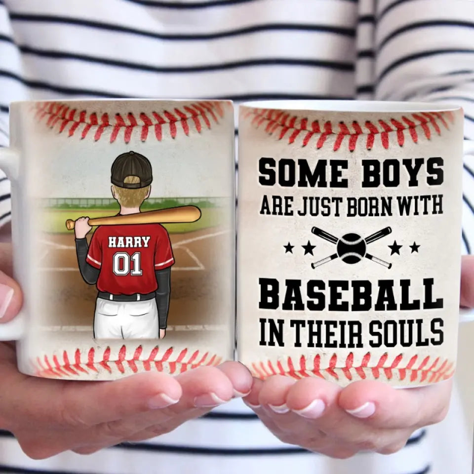 Perfectionnez vos compétences, libérez-vous des victoires - Tasse personnalisée pour toute la famille - Cadeau pour les membres de la famille, les joueurs de baseball et les amateurs de baseball