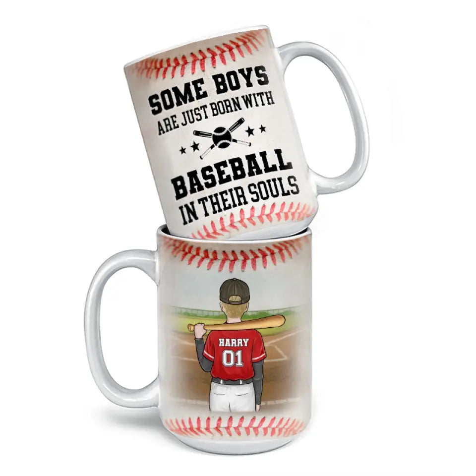Perfectionnez vos compétences, libérez-vous des victoires - Tasse personnalisée pour toute la famille - Cadeau pour les membres de la famille, les joueurs de baseball et les amateurs de baseball
