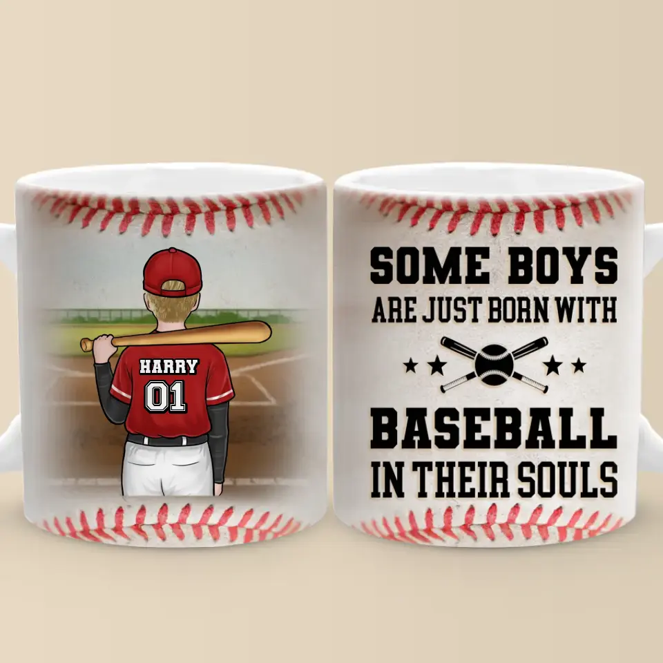 Perfectionnez vos compétences, libérez-vous des victoires - Tasse personnalisée pour toute la famille - Cadeau pour les membres de la famille, les joueurs de baseball et les amateurs de baseball