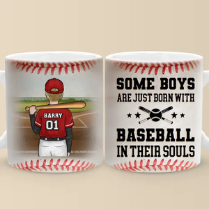 Perfectionnez vos compétences, libérez-vous des victoires - Tasse personnalisée pour toute la famille - Cadeau pour les membres de la famille, les joueurs de baseball et les amateurs de baseball