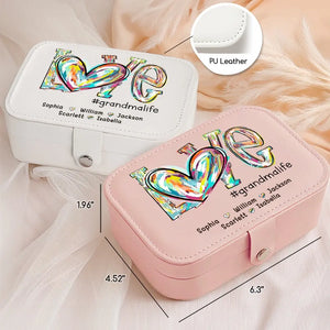 Les grands-mères sont des mamans avec beaucoup de glaçage - Coffret à bijoux personnalisé pour la famille - Cadeau pour maman, grand-mère