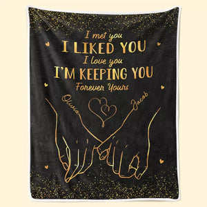 Ensemble, célébrons notre lien indéfectible ! Couverture personnalisée pour couple ! Cadeau pour mari et femme, anniversaire
