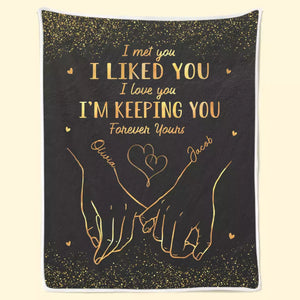 Ensemble, célébrons notre lien indéfectible ! Couverture personnalisée pour couple ! Cadeau pour mari et femme, anniversaire