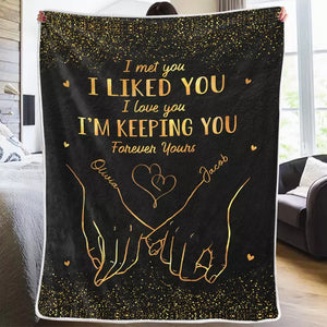 Ensemble, célébrons notre lien indéfectible ! Couverture personnalisée pour couple ! Cadeau pour mari et femme, anniversaire