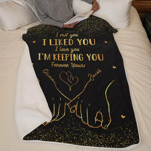 Ensemble, célébrons notre lien indéfectible ! Couverture personnalisée pour couple ! Cadeau pour mari et femme, anniversaire