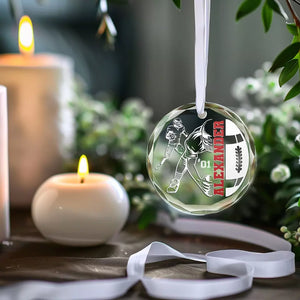 Faisons de ce mois de décembre un moment inoubliable - Décoration de Noël en verre personnalisée - Cadeau pour les amateurs de sport et les sportifs