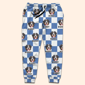Photo personnalisée « Mon animal rend chaque instant joyeux » - Pyjama personnalisé pour chien et chat - Cadeau de Noël pour propriétaires et amoureux des animaux