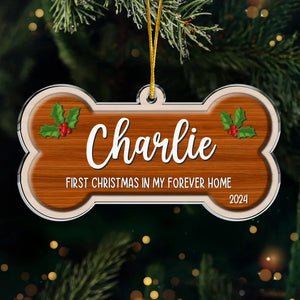 Mon animal de compagnie complète mon monde - Décoration personnalisée pour chien et chat - Forme personnalisée en acrylique - Cadeau de Noël pour les propriétaires et les amoureux des animaux