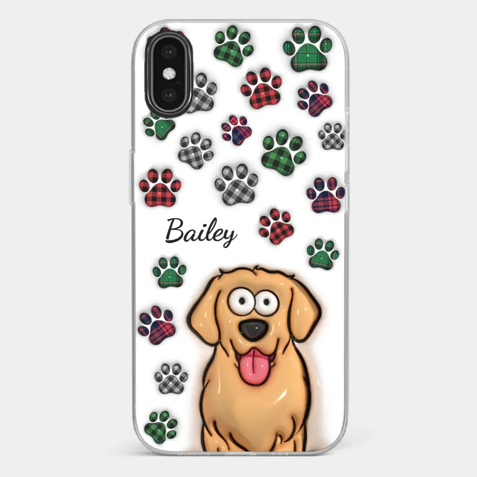 Life Would Be Ruff Without You - Dog & Cat Personalized Custom 3D Inflated Effect Printed Clear Phone Case - Gift For Pet Owners, Pet Lovers